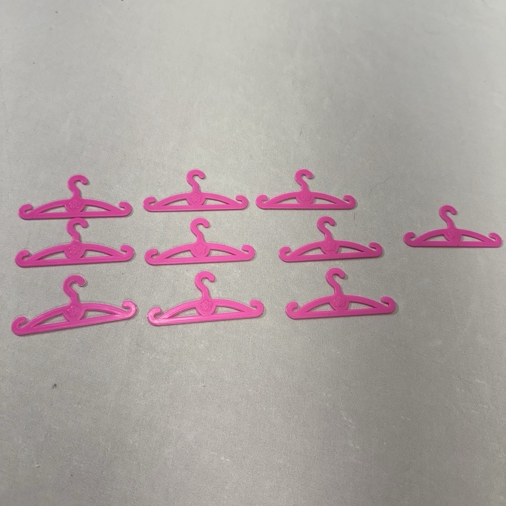 Hot Pink Barbie‎ Shirt Hangers (10)